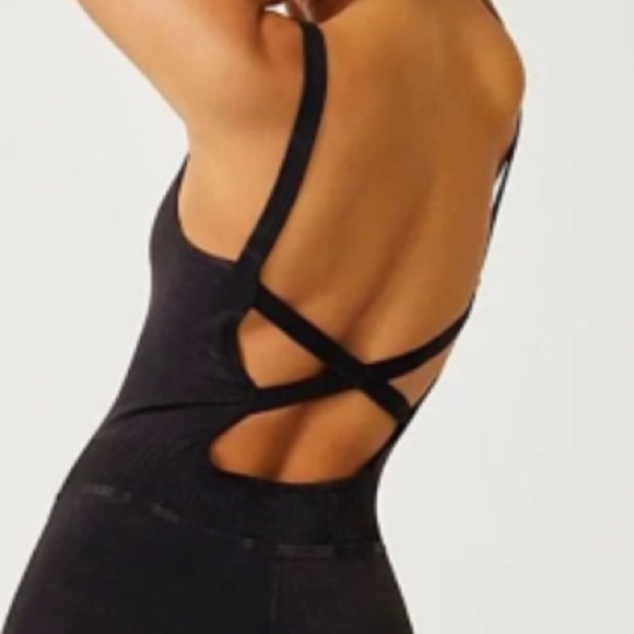 NWOT Free people movement good karma onesie jumpsuit M/L - Picture 2 of 10